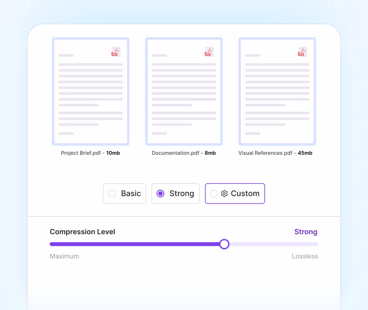 Compress and Convert PDFs